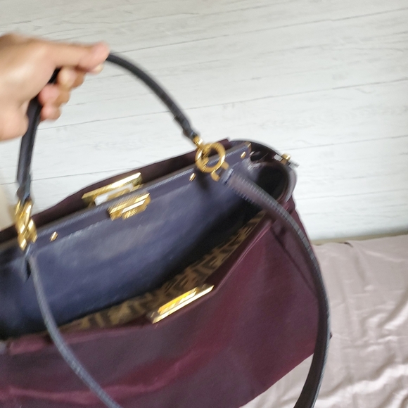 Fendi peekaboo large velvet limited $3000 - Picture 6 of 14